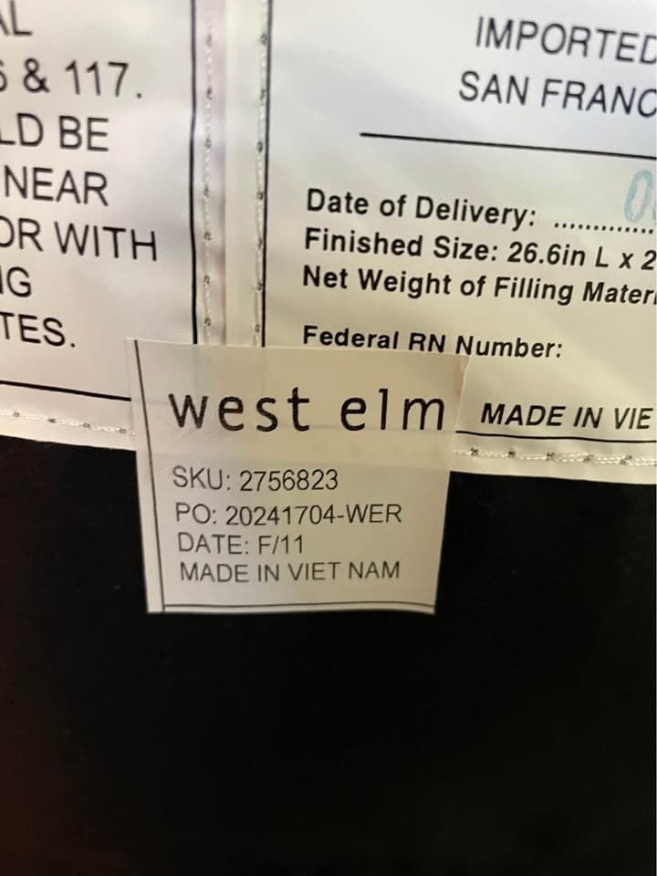 pair of west elm dining room chairs