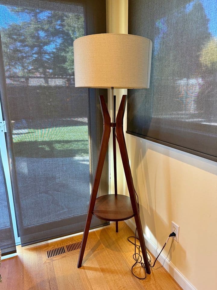 Crate and Barrel Mid-Century Floor Lamp