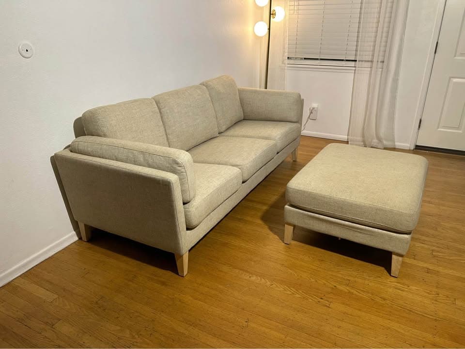 World Market Sofa w/ Ottoman