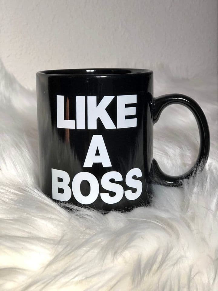 Coffee Mug gift brand new in box “LIKE A BOSS”