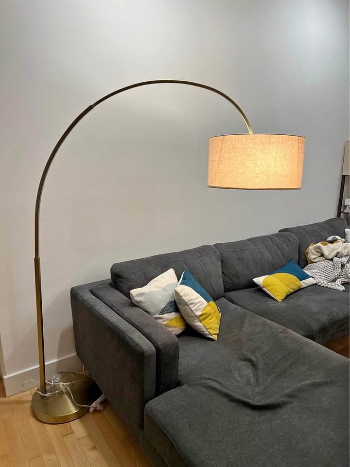 West Elm 79” Overarching Floor Lamp