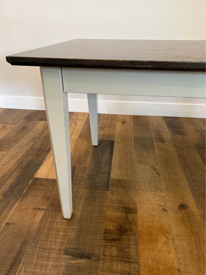 Crate and Barrel Rectangular Wood Table - Extendable