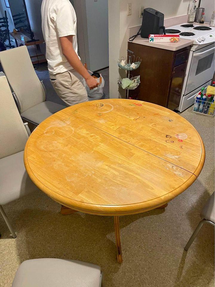 Free Furniture Giveaway (dining table)