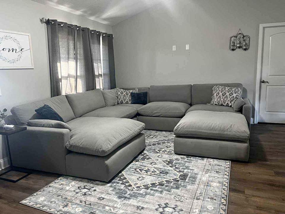 Sectional Gray Cloud couches