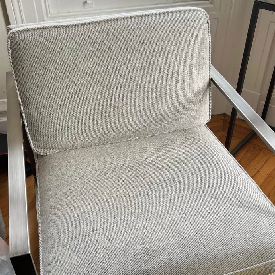 West Elm Metal Frame Armchair