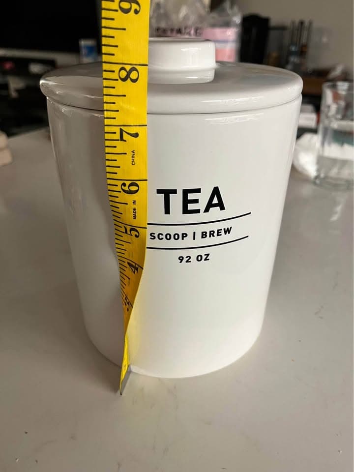 West Elm Tea Jar