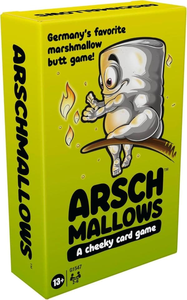 Hasbro Gaming Arschmallows Game  Marshmallow Butt Game  Funny Party Card Games for Teens, Adult