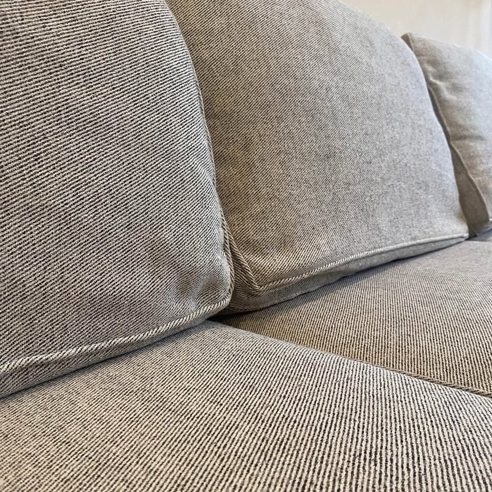 96” West Elm Henry Sofa in Gravel Twill Fabric