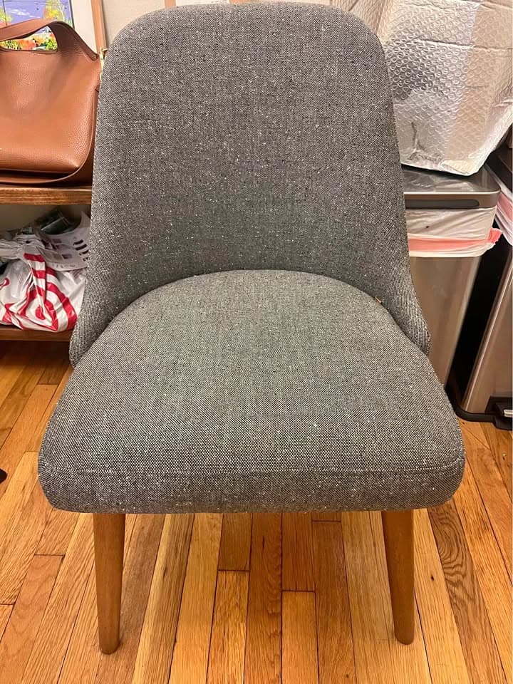 West elm dining chairs (2)