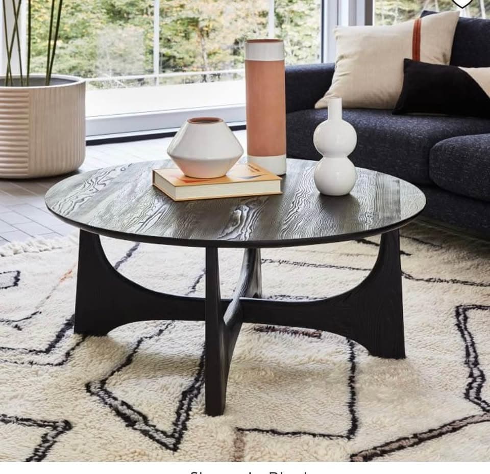 Tanner solid wood coffee table west elm