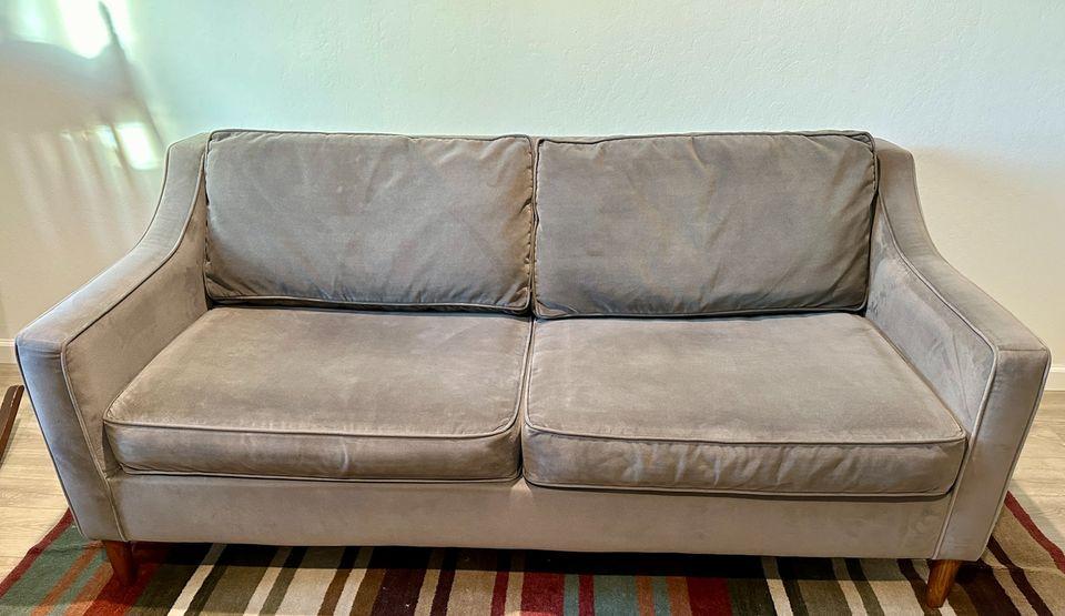 Gray West Elm Sofa