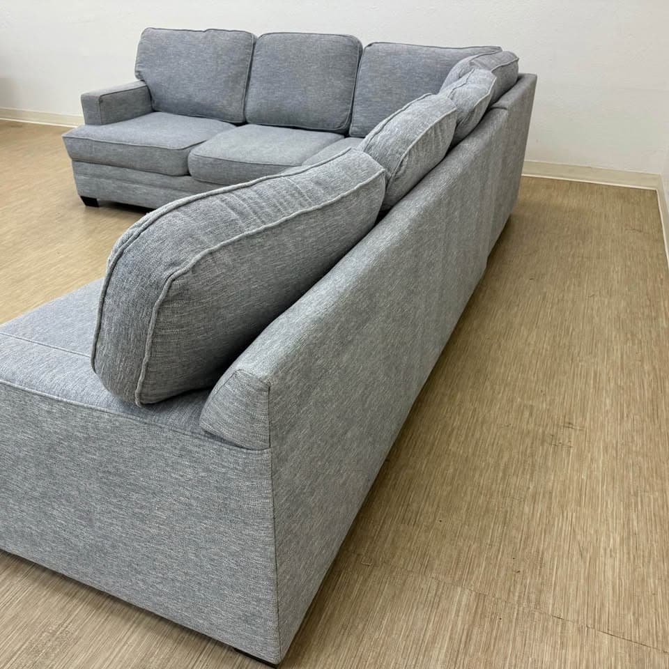 Large Grey Sectional Couch Sofa