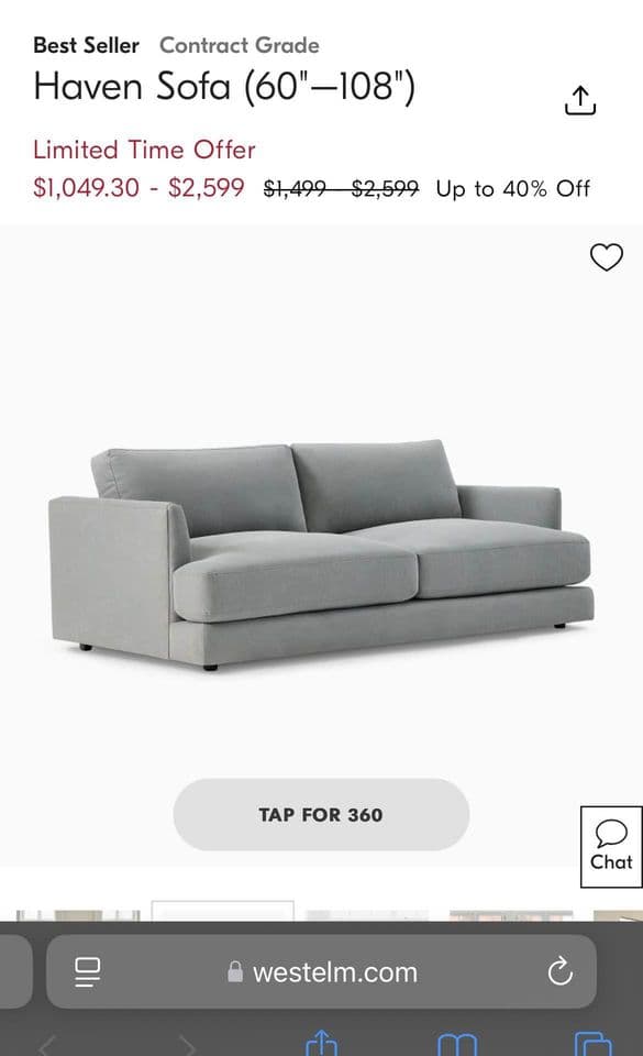 west elm couch