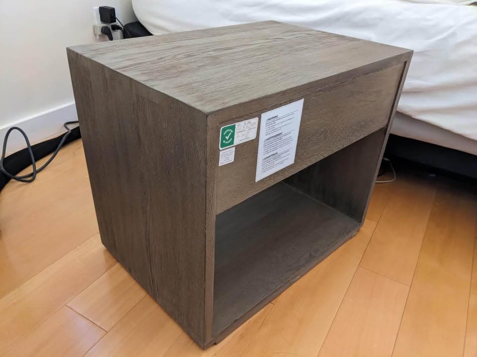 Crate and barrel nightstands