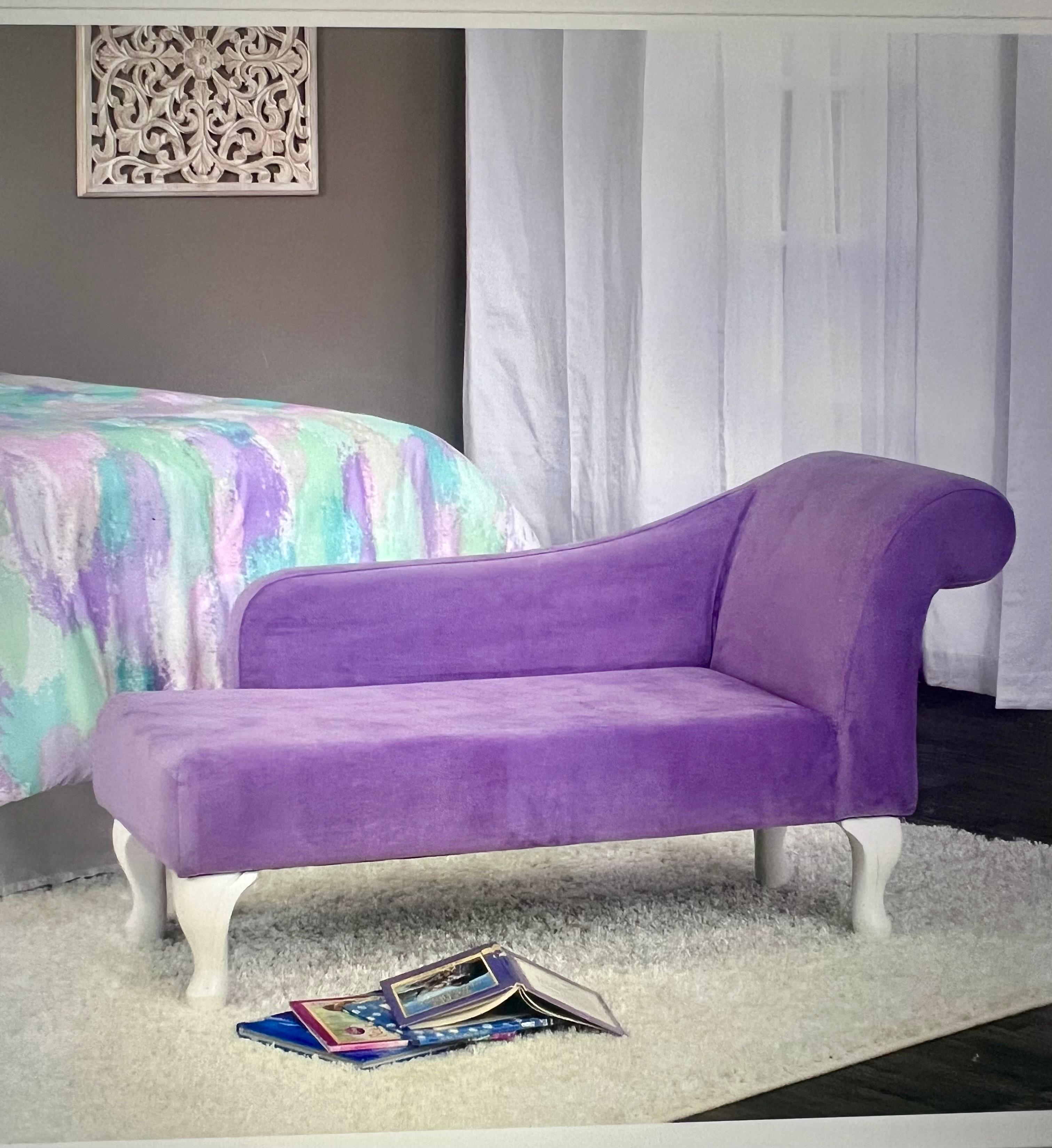 (New) Child Size Chaise Lounge - Lavender