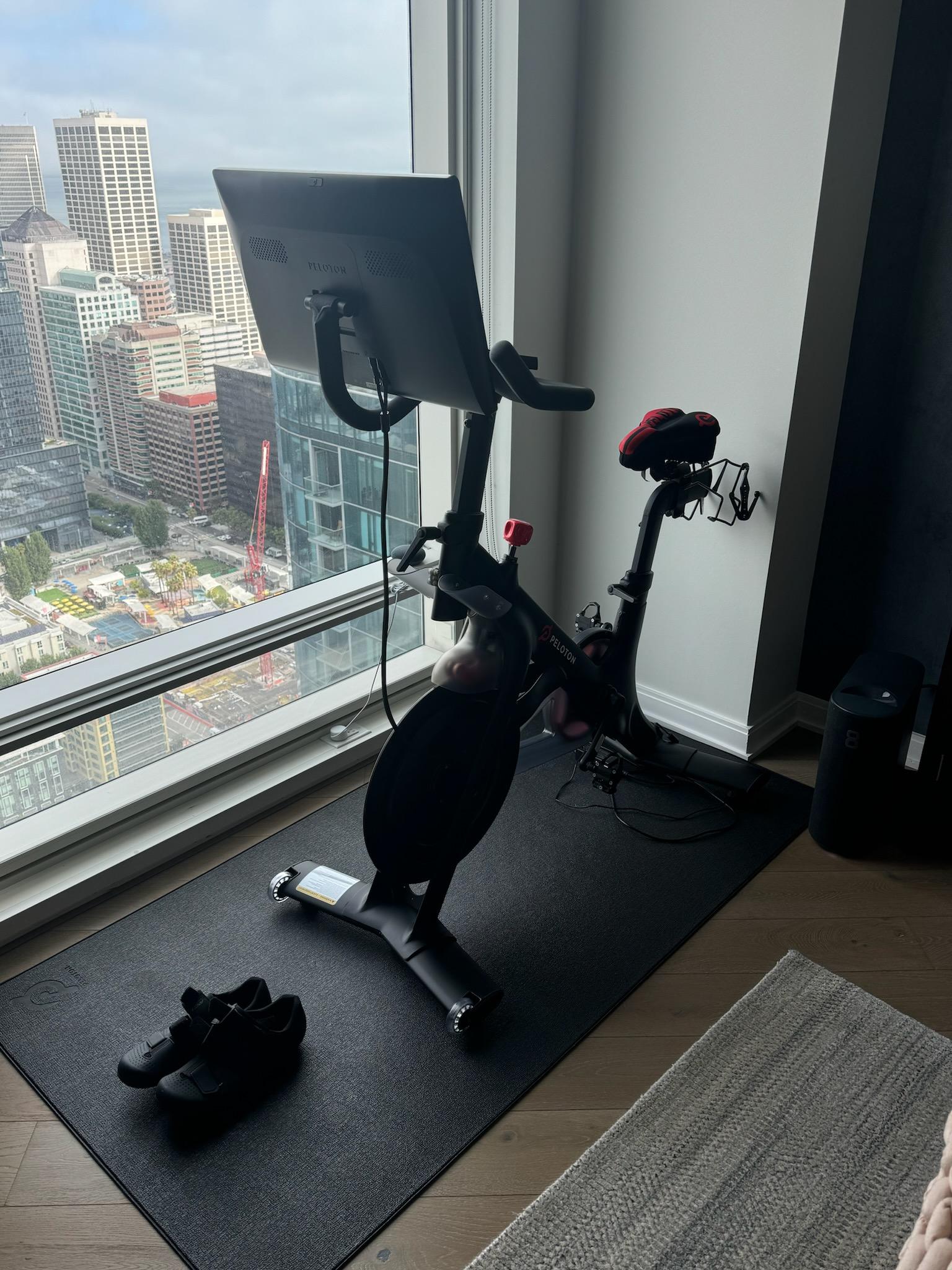 Peloton 1st Generation Exercise Bike with Accessories